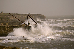 Waves at Portland Bill, November 18th 2009