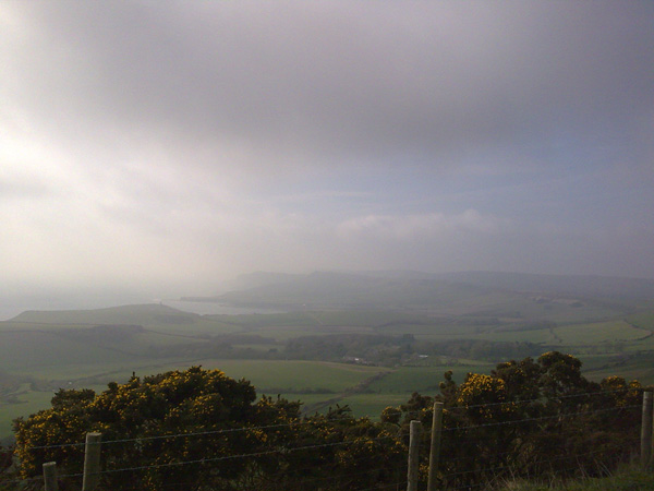 View west from Swyre Head