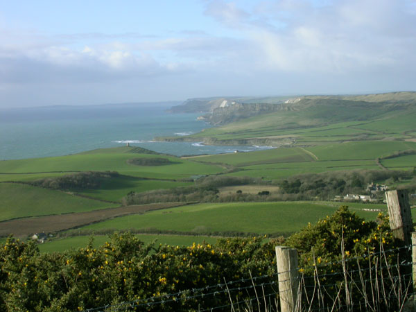 View west from Swyre Head