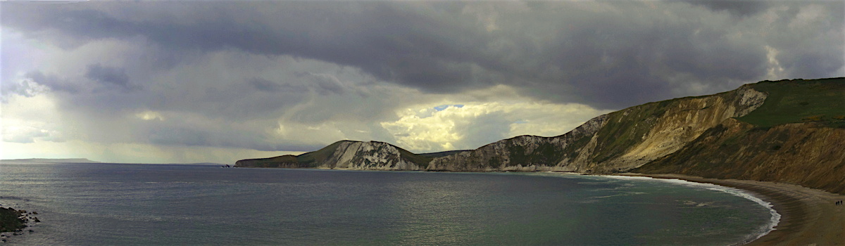 View west from Worbarrow Tout